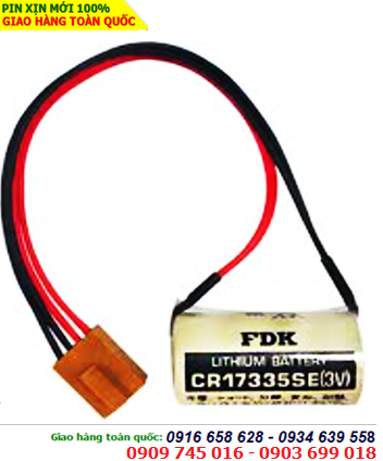 FDK CR17335SE; Pin nuôi nguồn PLC FDK CR17335SE 2/3A lithium 3v Japan